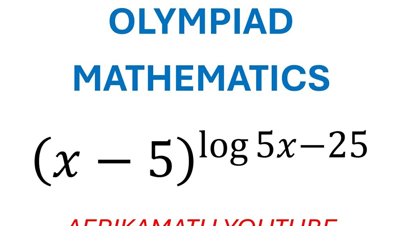 Olympiad Question Logarithm 