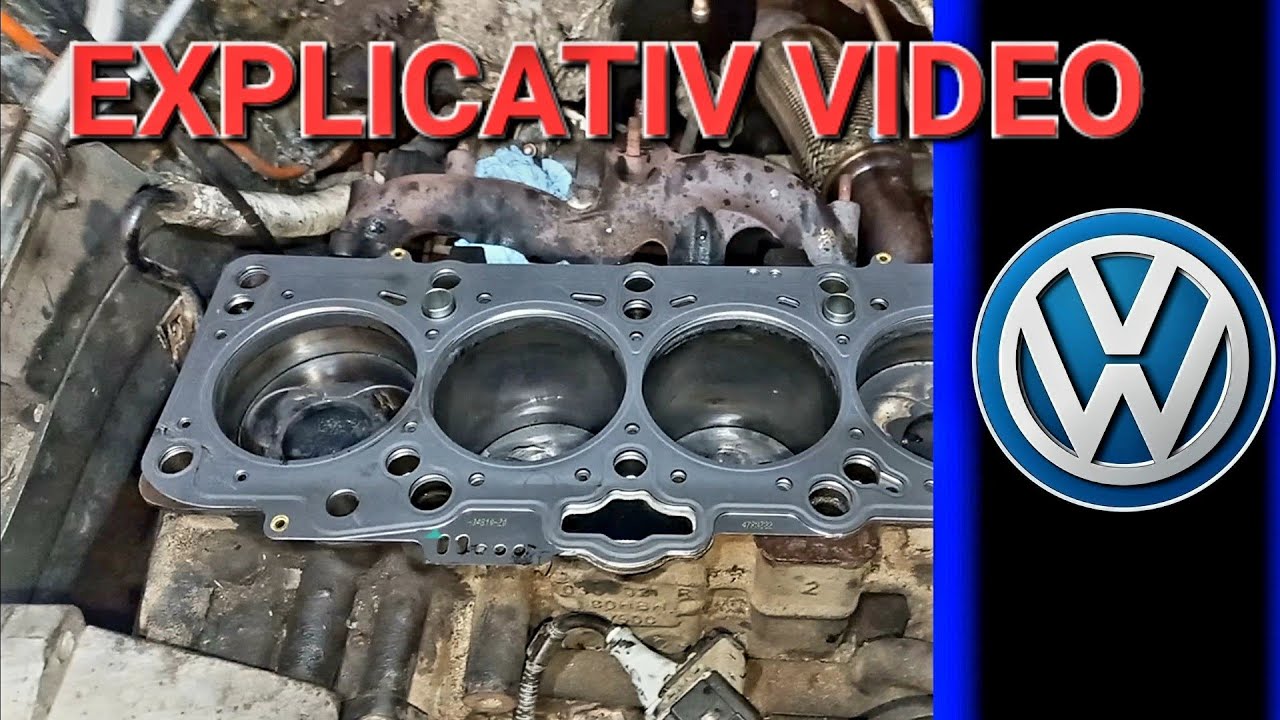 CUM MONTAM CHIULASA+Garnitura IN TIMP REAL  , VOLKSWAGEN 2.0 TDI,PD , EXPLICAT IN DETALIU TOTI PASII