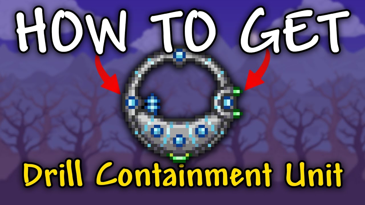 How to Get Drill Containment Unit in Terraria 1.4.5 | How to Craft Drill Containment Unit
