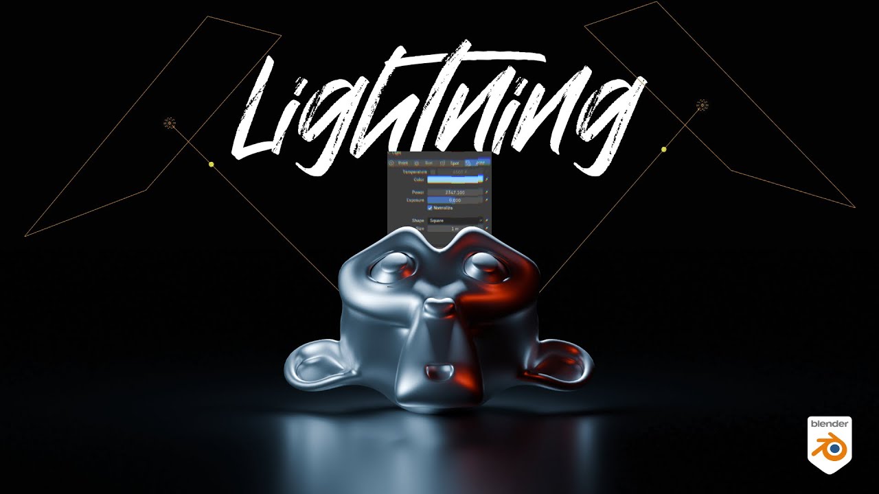 Blender Lightning Tutorial I 3 Punkt Beleuchtung