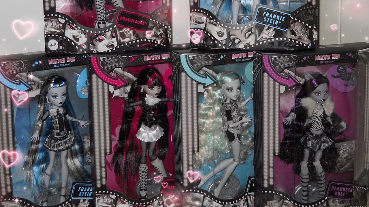 MONSTER HIGH REEL DRAMA DOLLS REVIEW 🎞️ LAS CONSIGO EN UNA JUGUETERÍA