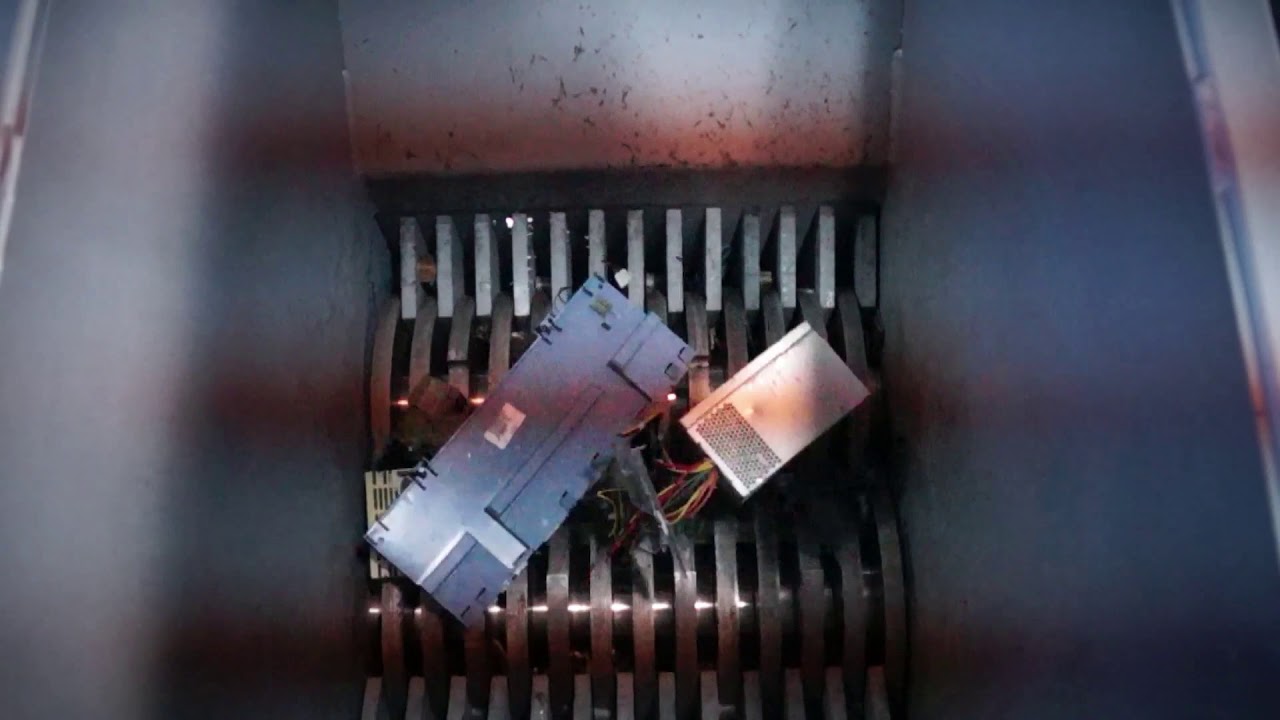 WAGNER TWO SHAFT SHREDDER WTS500 electronic waste