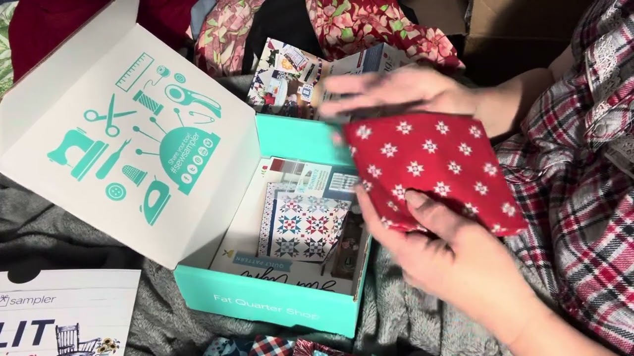 Распаковка набора для шитья