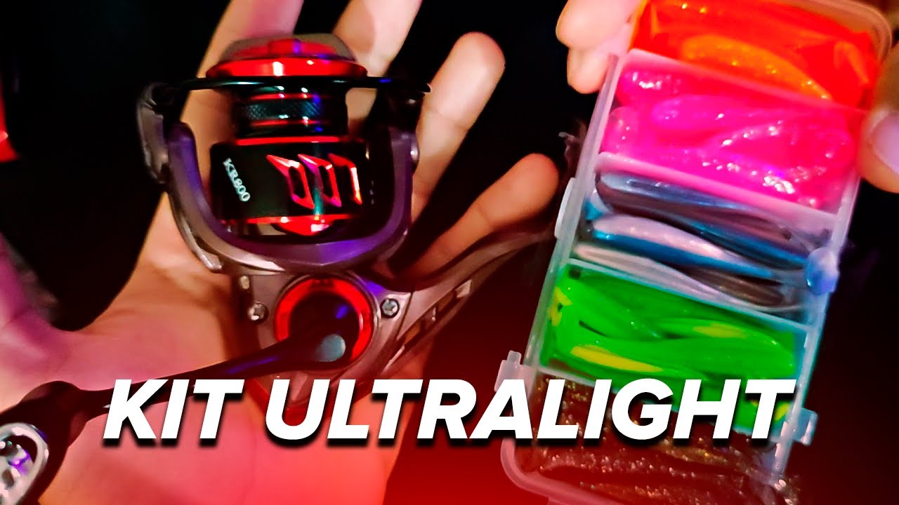 O KIT ULTRALIGHT MAIS BARATO QUE JÁ VI!!! Pescaria Ultralight