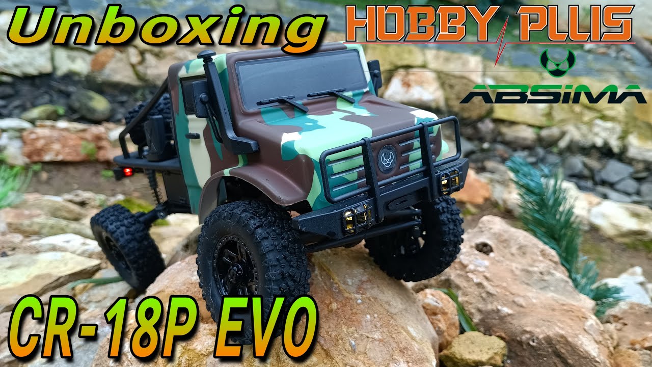 Hobby Plus CR-18 Pro Evo Trail Hunter - Unboxing & Testing - Absima CR-18P Evo #HobbyPlusCR-18PEvo