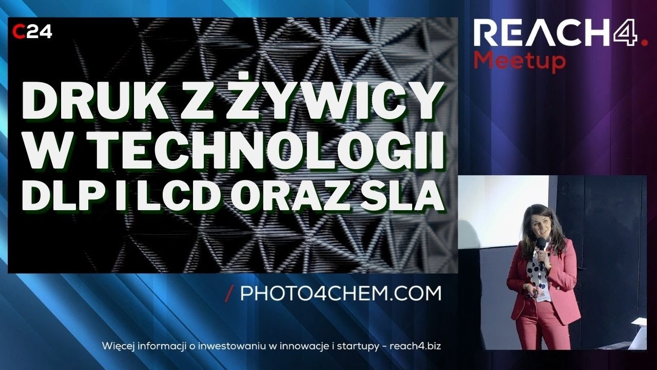 Druk z żywicy w technologii DLP i LCD oraz SLA | Prezentacja startupu Photo4chem