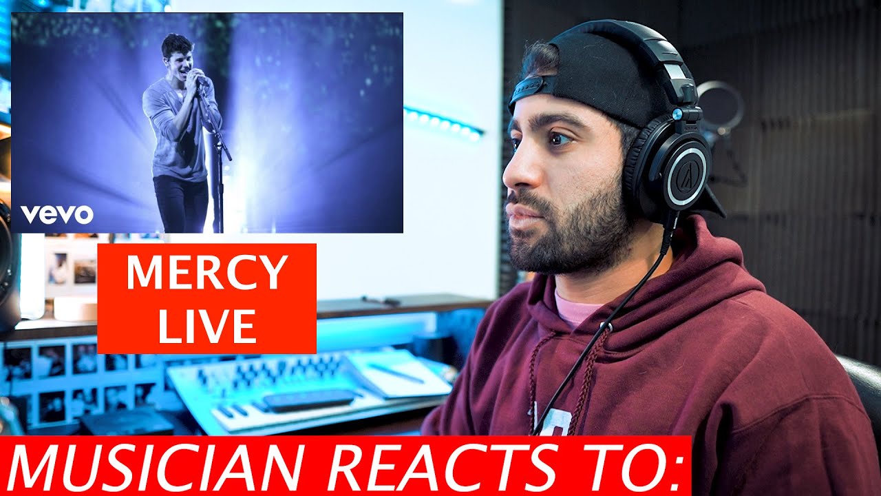 Реакция Джейкоба Реституто на выступление Шона Мендеса Mercy Live