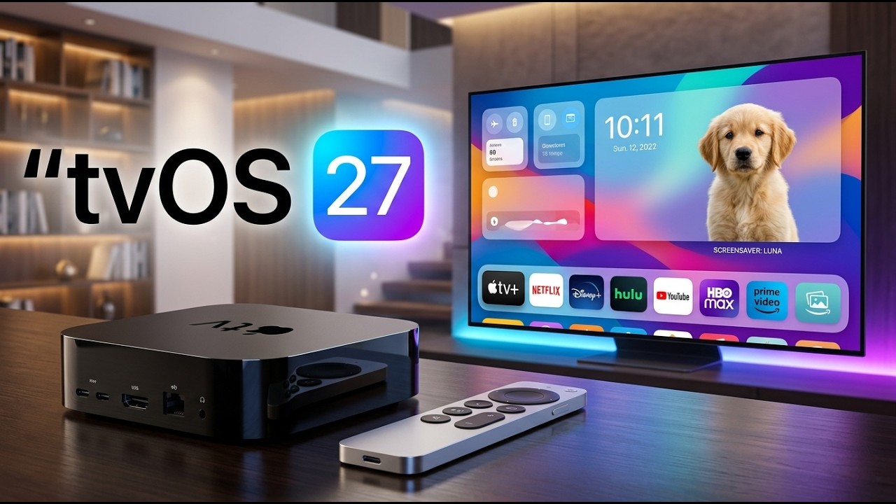 tvOS 27: 5 скрытых функций tvOS 27, которые Apple держала в секрете!