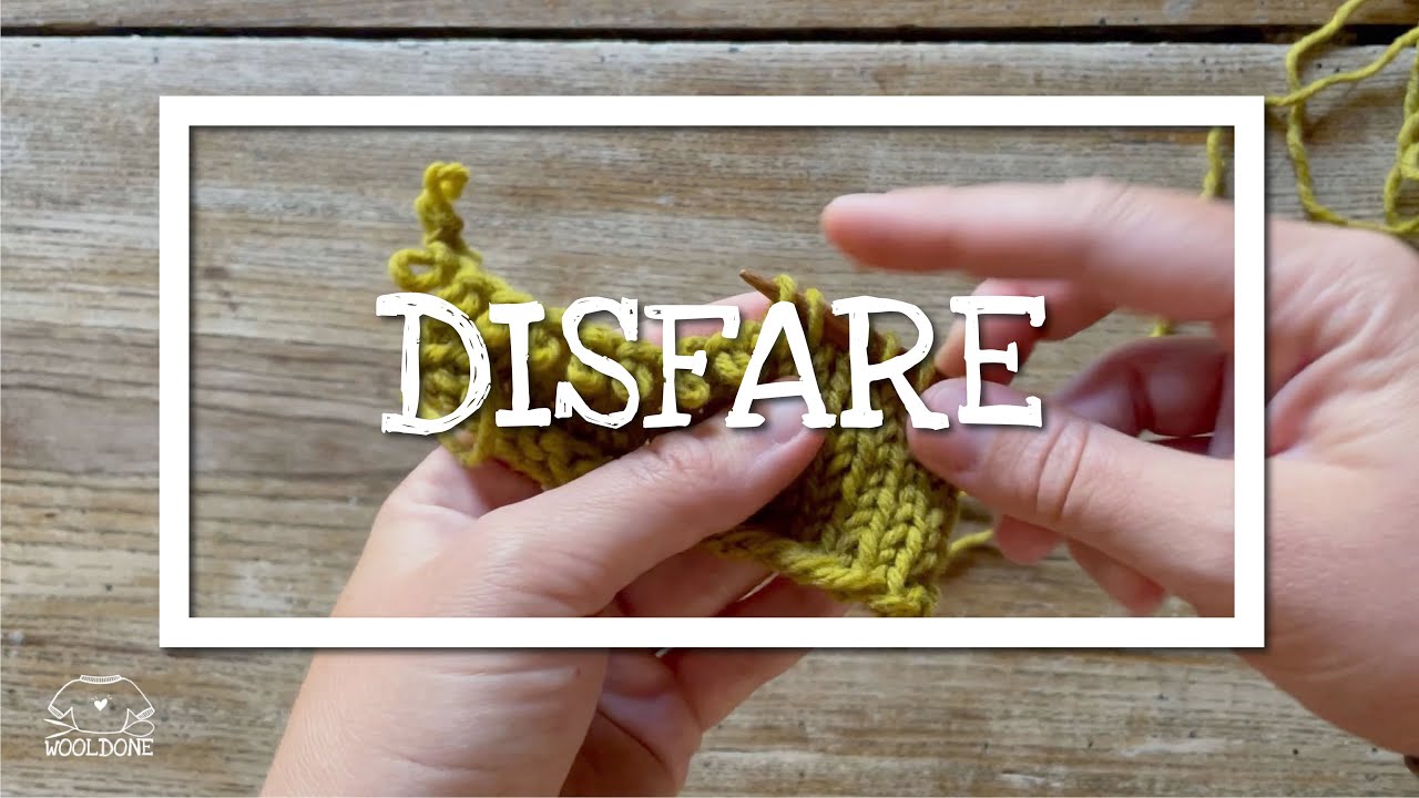 Lavoro a maglia: Disfare tot centimetri di progetto
