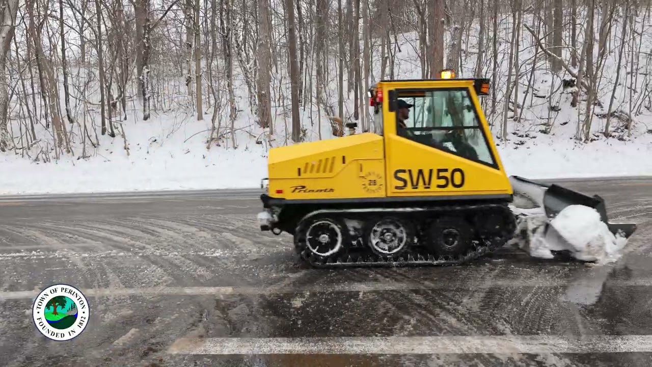 Perinton DPW Bombardier Sidewalk Plow 2024
