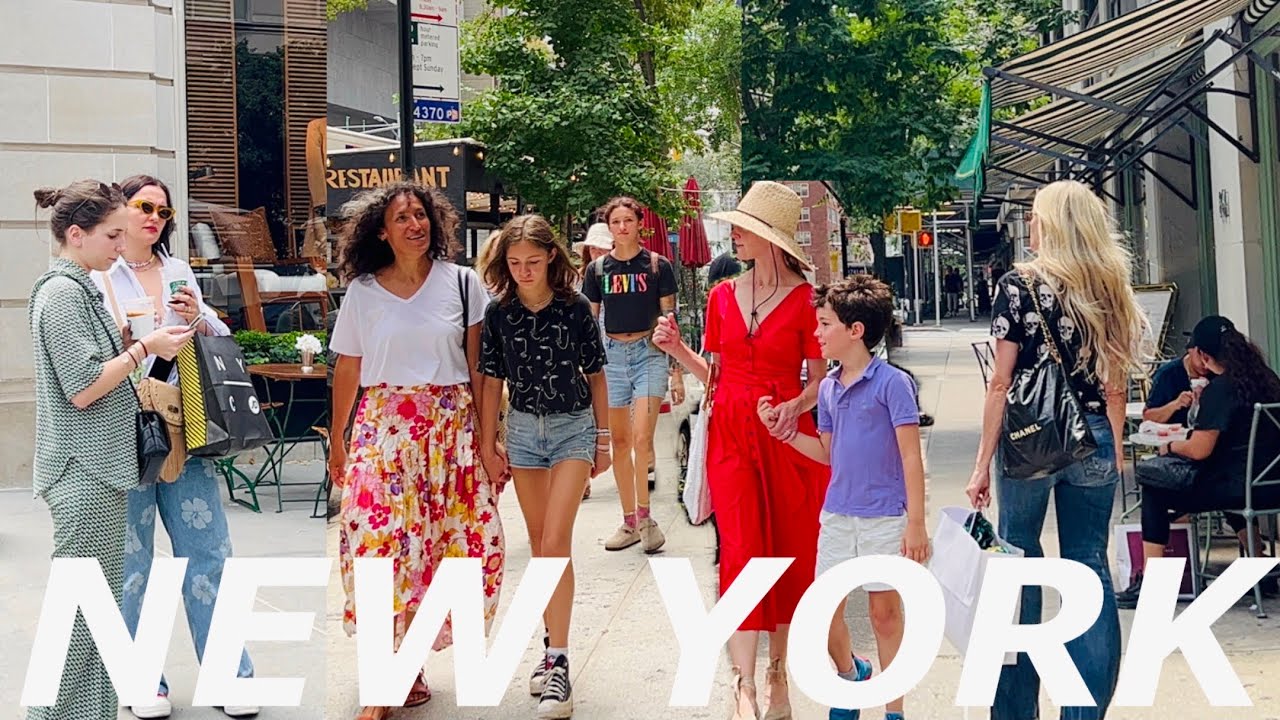 [4K]🇺🇸NYC Summer Walk🗽Upper East Side of Manhattan, Walking on Madison Ave | July 2023