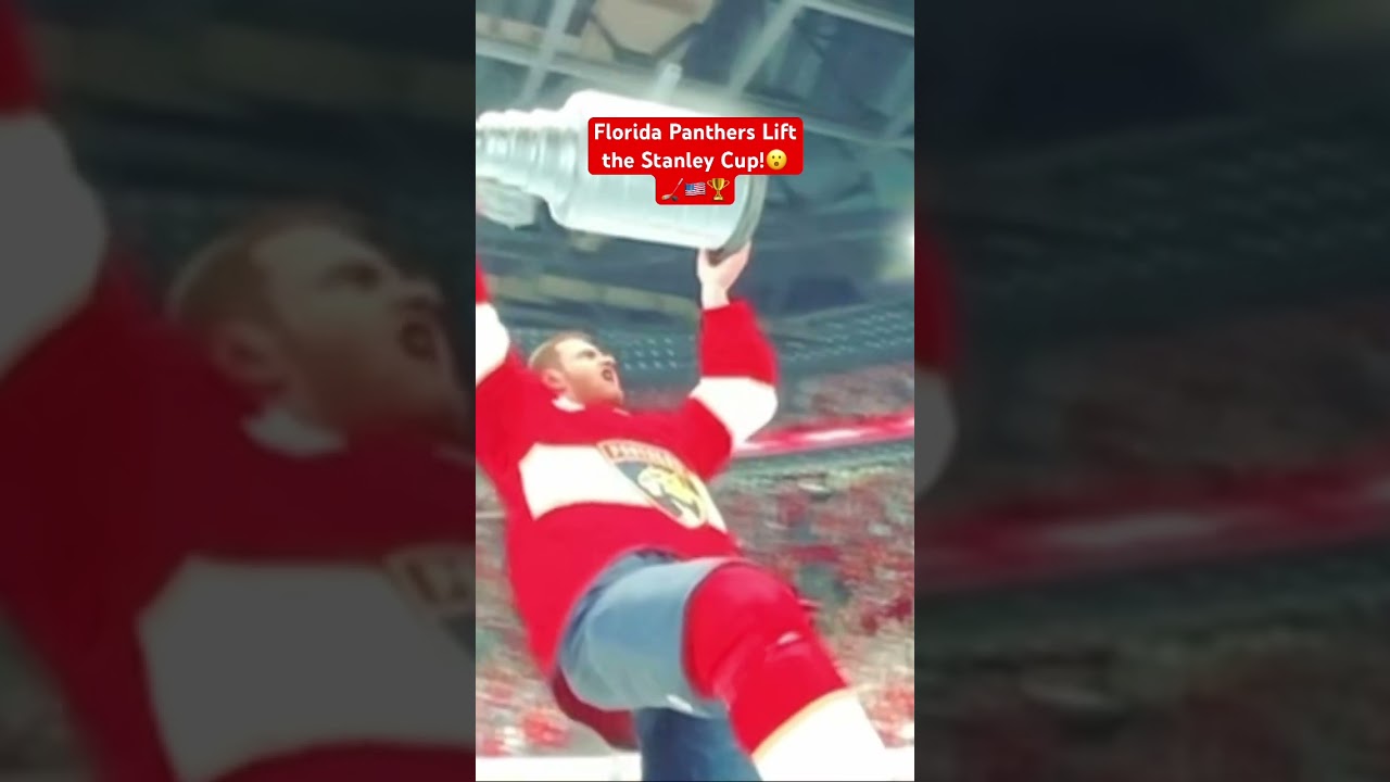Florida Panthers WIN the Stanley Cup! NHL Game😮🏒🏆🇺🇸👍 
