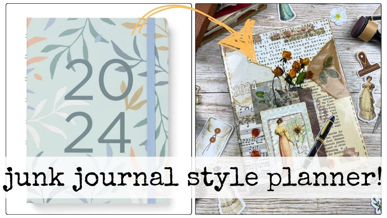 Decorating my Planner Junk Journal Style! | ms.paperlover | 2024