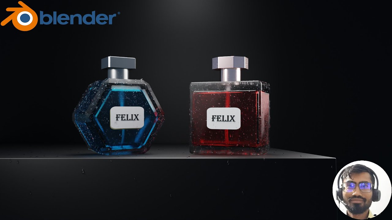 Updated Blender Tutorial - Product Design Felix Perfume