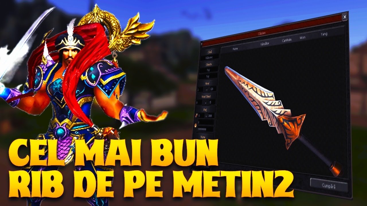 ACHIZITONEZ CEL MAI BUN RIB PE METIN2.RO PENTRU RAZBOINICUL DE NIVEL 35