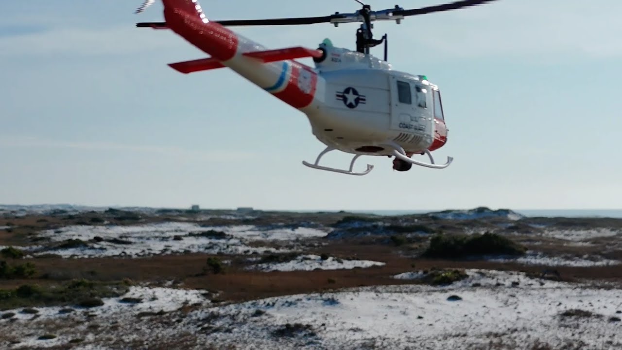 Cockpit replaced returning YU XIANG F07S UH-1D Flight mission capable. #rc #helicopter #fun #flight 
