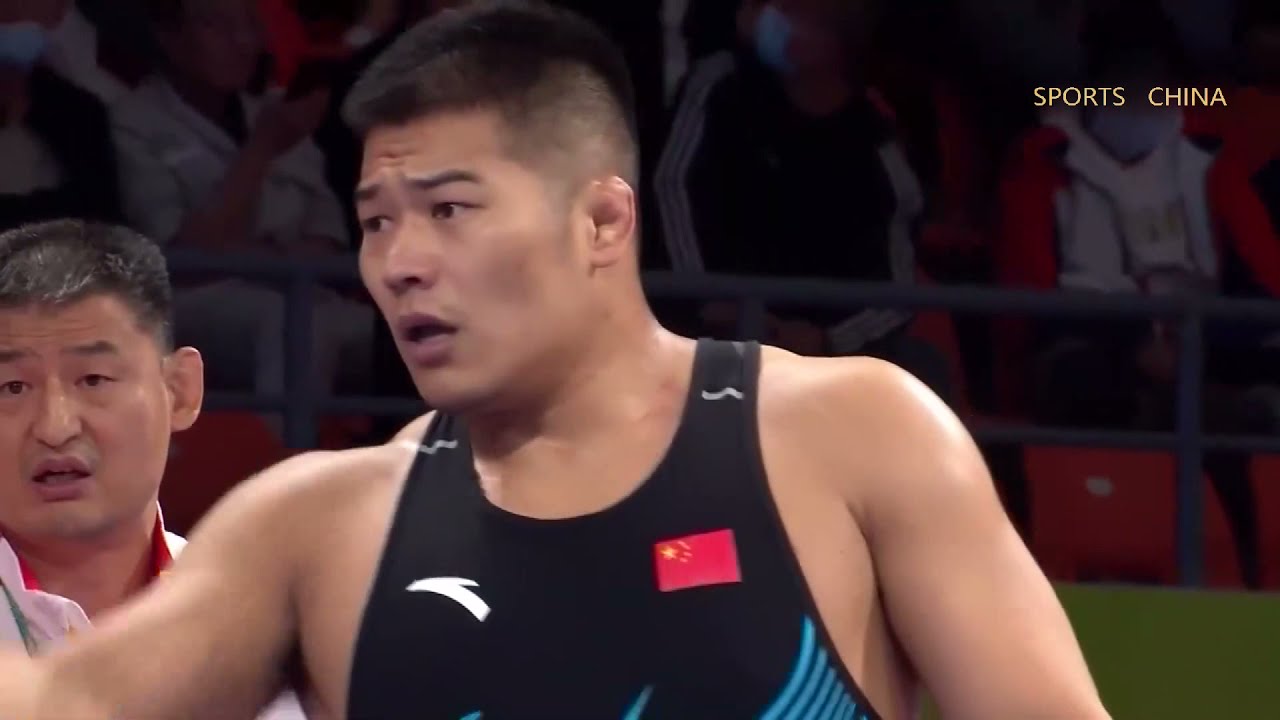 全运回放Full Match：摔跤男子自由式97公斤级决赛：哈比拉·阿吾萨衣满VS杨超强 | Wrestling men's freestyle 97kg final | Борьба вольная