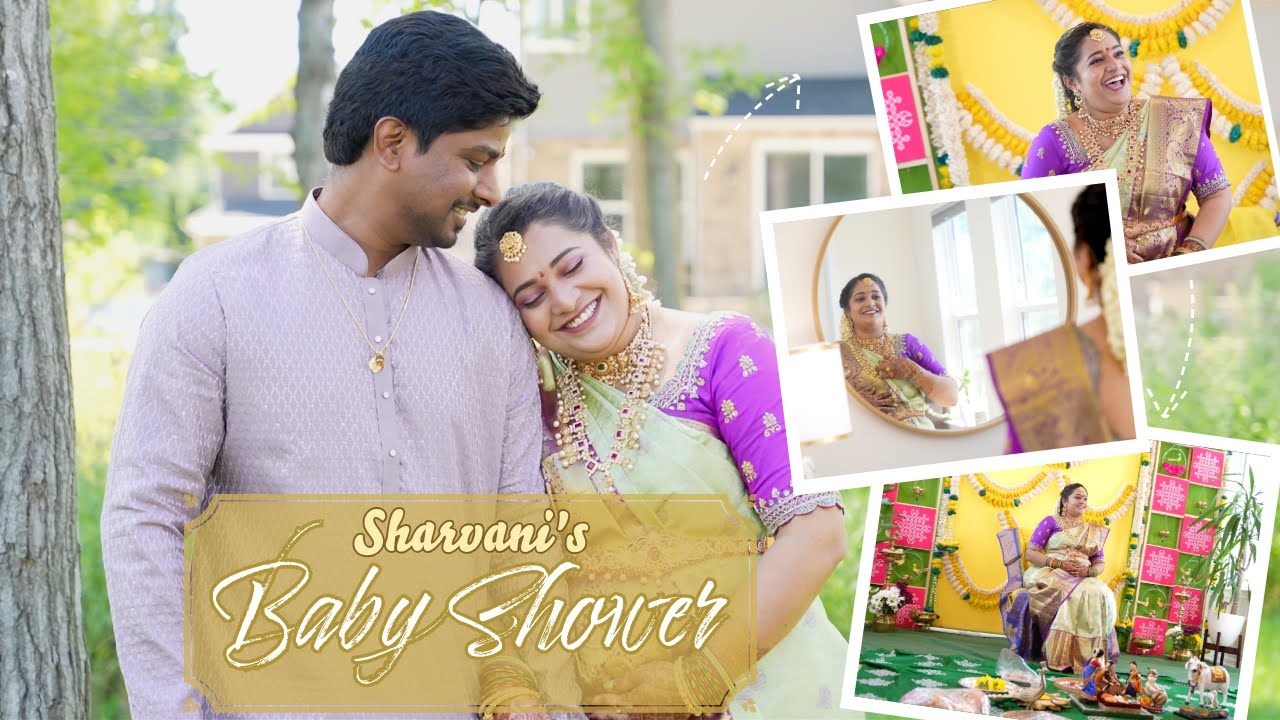 Sharvani's Seemantham | Baby Shower Highlights | Telugu Cinematic 4K | Detroit, USA