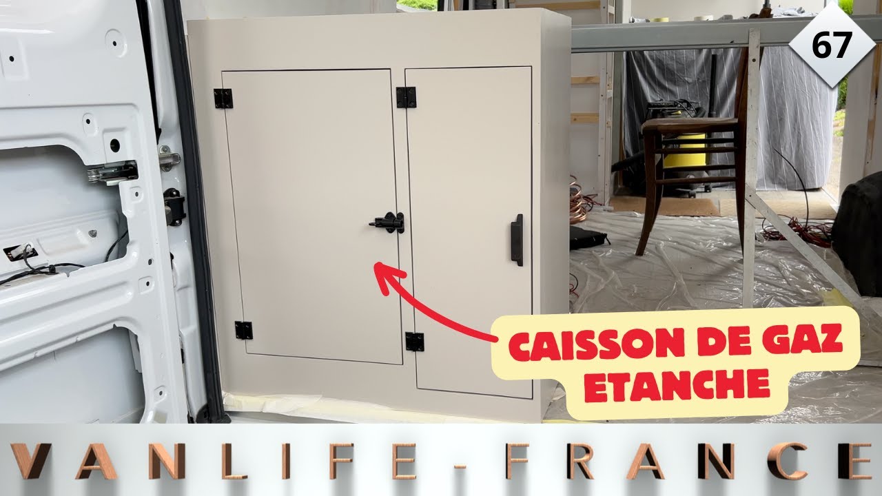 67 Fabrication du Caisson de Gaz Étanche pour mon Fourgon Aménagé (Normes VASP) 1/2