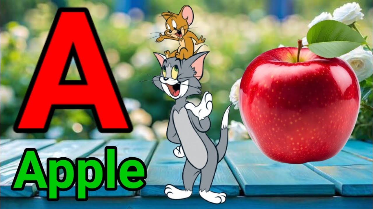 Phonics Song 2 with TWO Words in 3D - A For Airplane - ABC Alphabet Songs with Sounds for Children 0