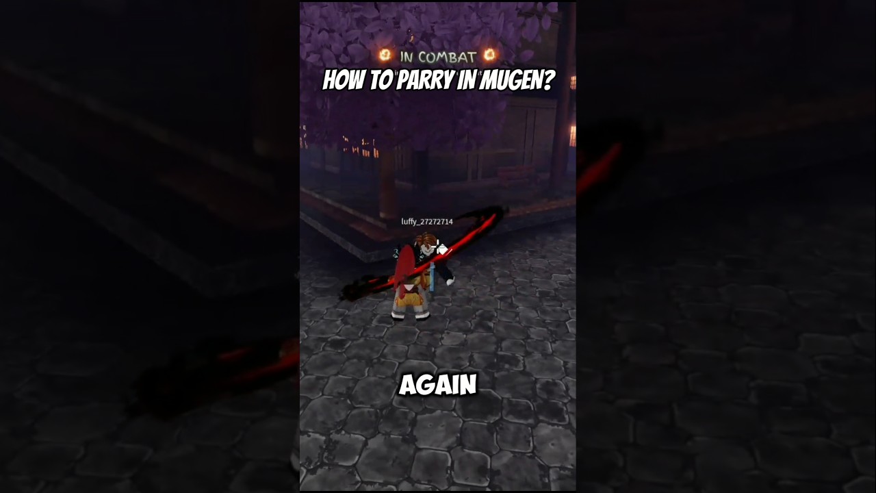 How To Parry In MUGEN! PvP Tips and Tricks #roblox #mugenroblox #demonslayerroblox