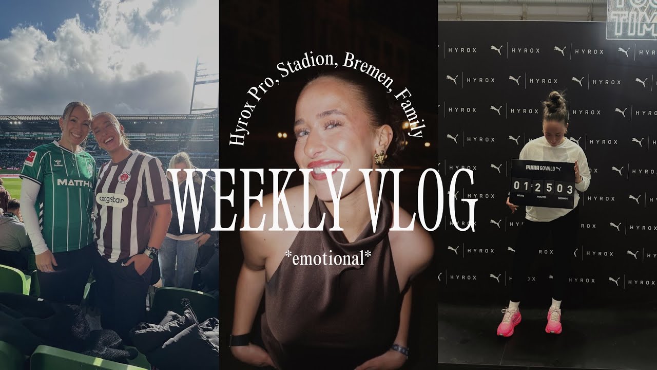 Mein erster HYROX PRO / emotionaler Vlog (Family, Stadion, Hamburg)