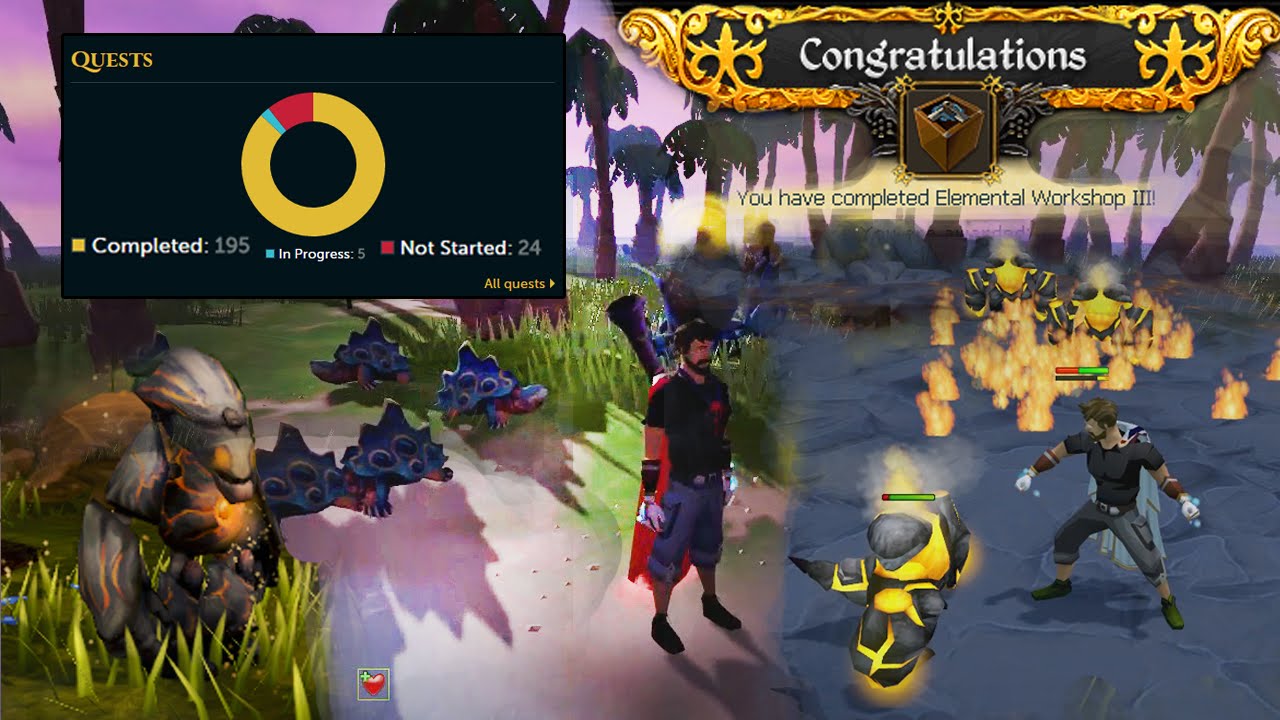 Runescape: Completionist Cape Progress