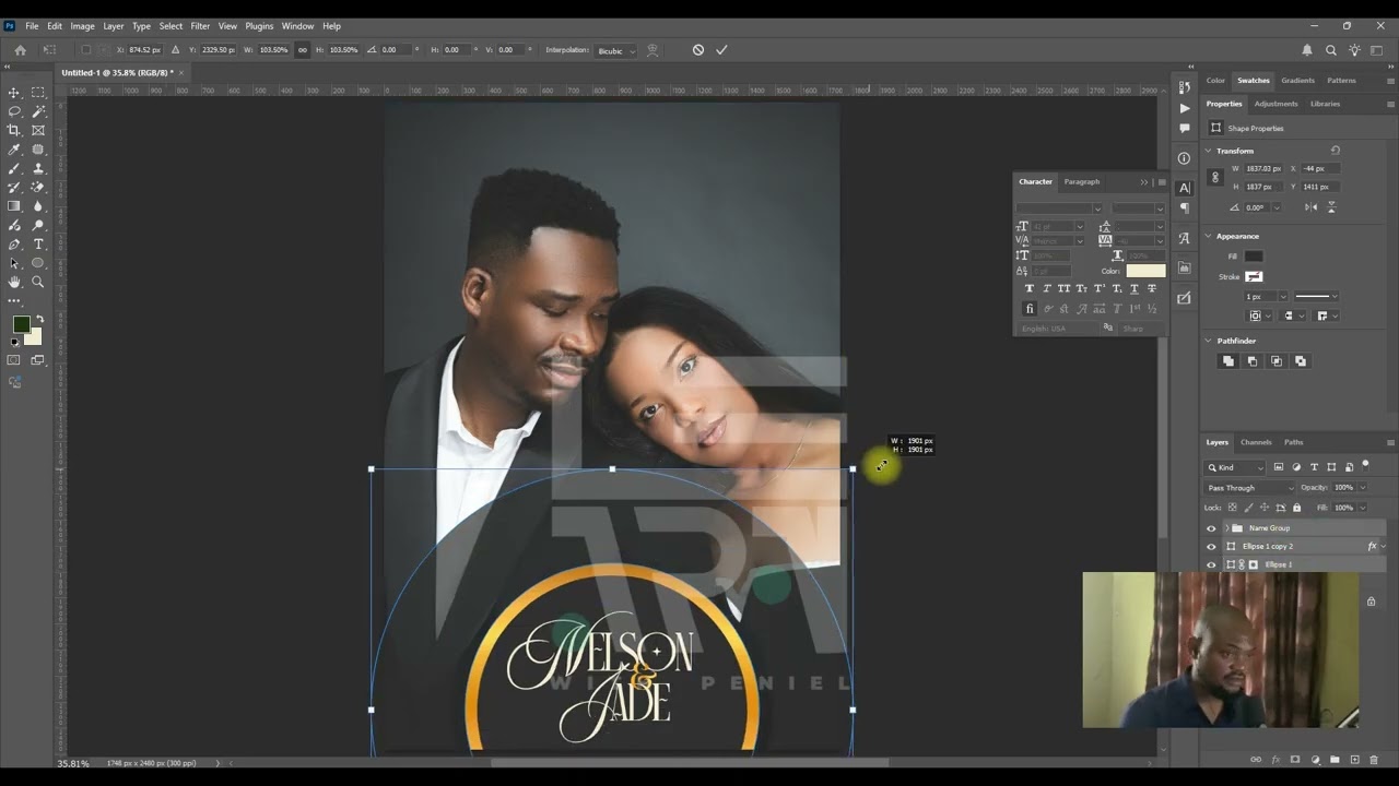 Uncut Jotter Cover Design with Adobe Photoshop / Photoshop Tutorial
