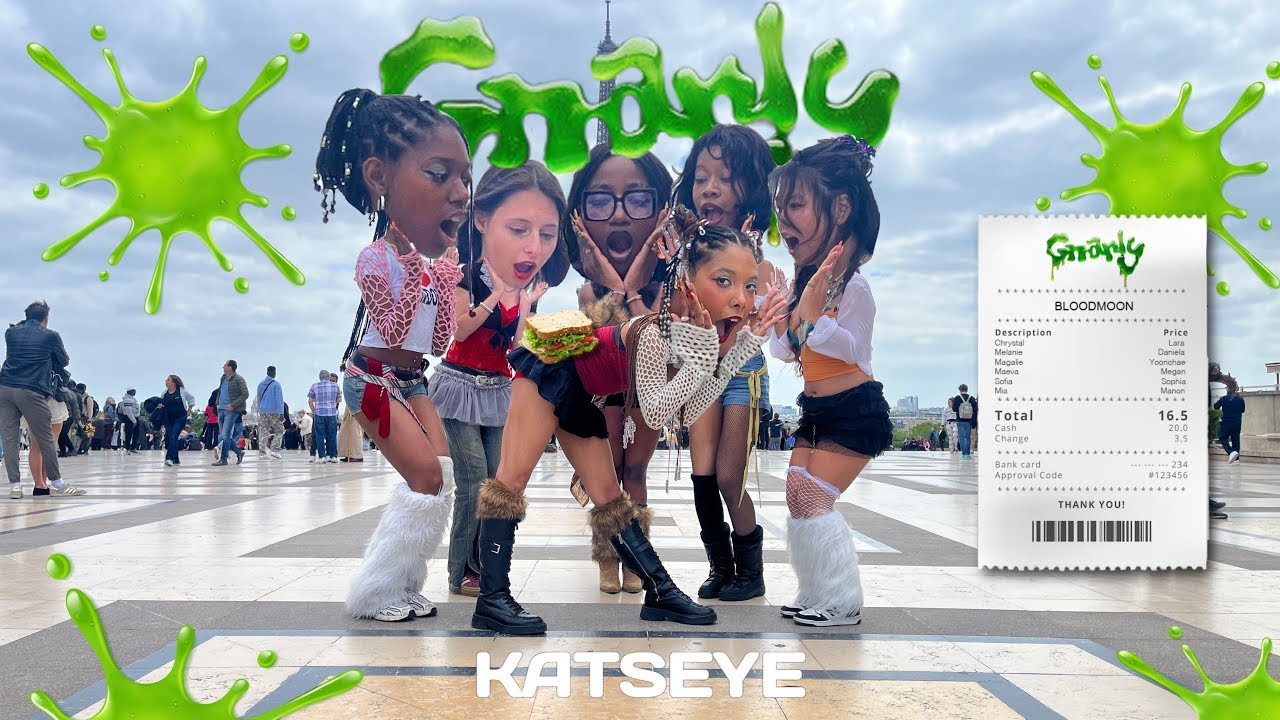 [KPOP IN PUBLIC PARIS | ONE TAKE] KATSEYE - Gnarly Dance Cover by Bloodmoon