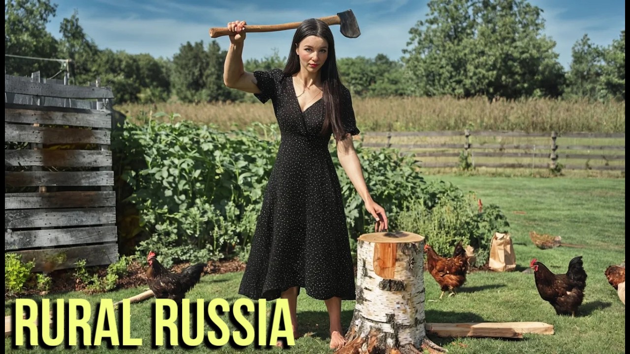 Country Girl Life in a SIBERIAN VILLAGE🐻Morning to Night Routine🍓Rural Lifestyle🐄