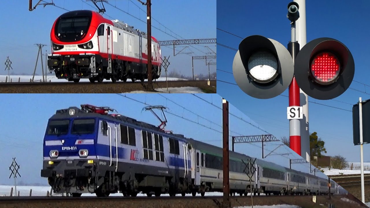 9 Pociągów na Przejeździe Kolejowym w Osłowie pod Laskowicami Pomorskimi | Polish railroad crossing