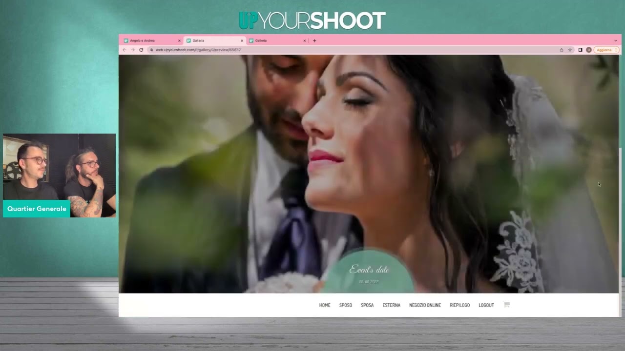 Creiamo insieme una galleria immagini con Up Your Shoot