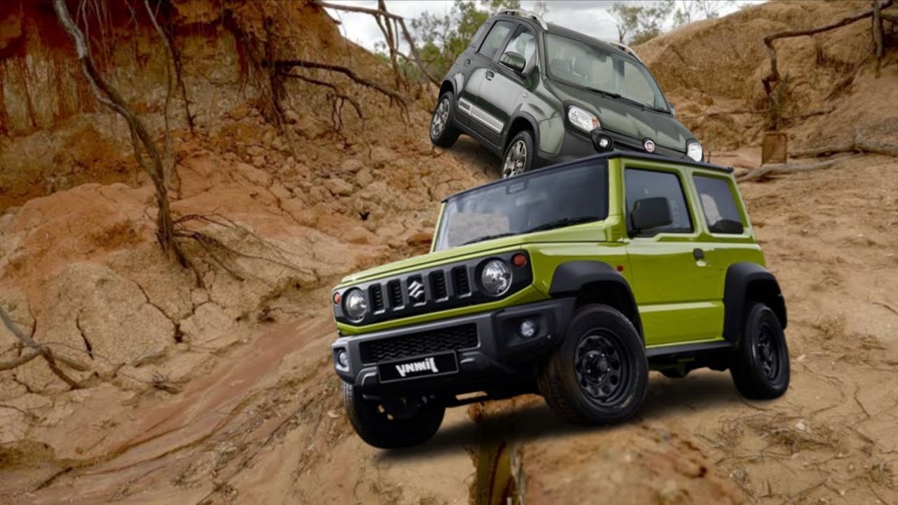 Fiat Panda Cross 4x4  vs Suzuki Jimny - In The Game Changes For Perfect Off-Road SUV