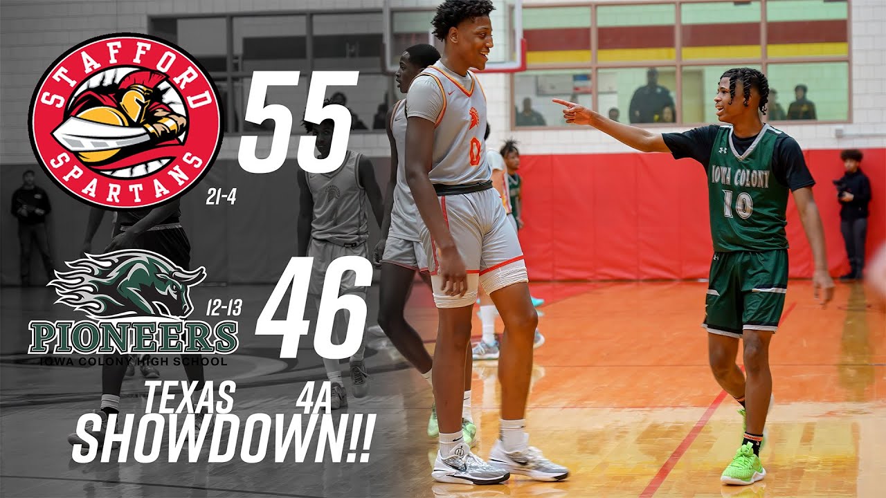 Stafford Spartans -vs- Iowa Colony Pioneers | Texas SHOWDOWN!!!