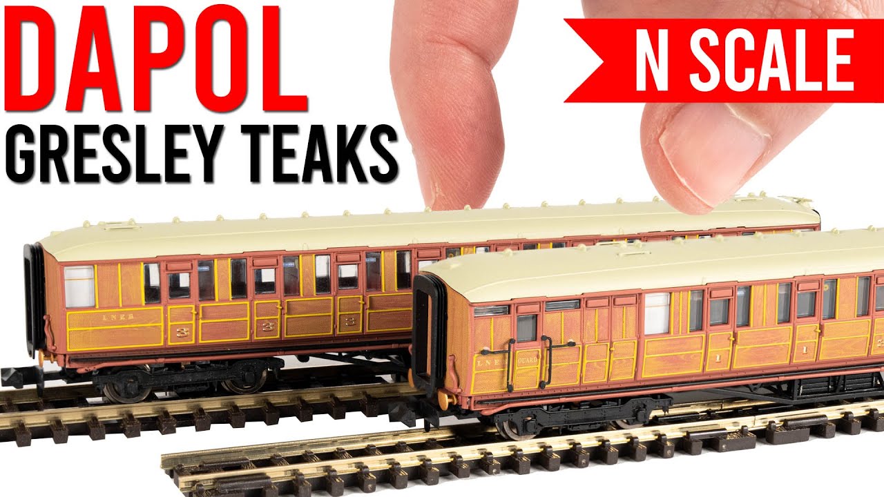 Surprisingly Detailed Dapol LNER Teak Coaches in N Gauge | Unboxing & Review