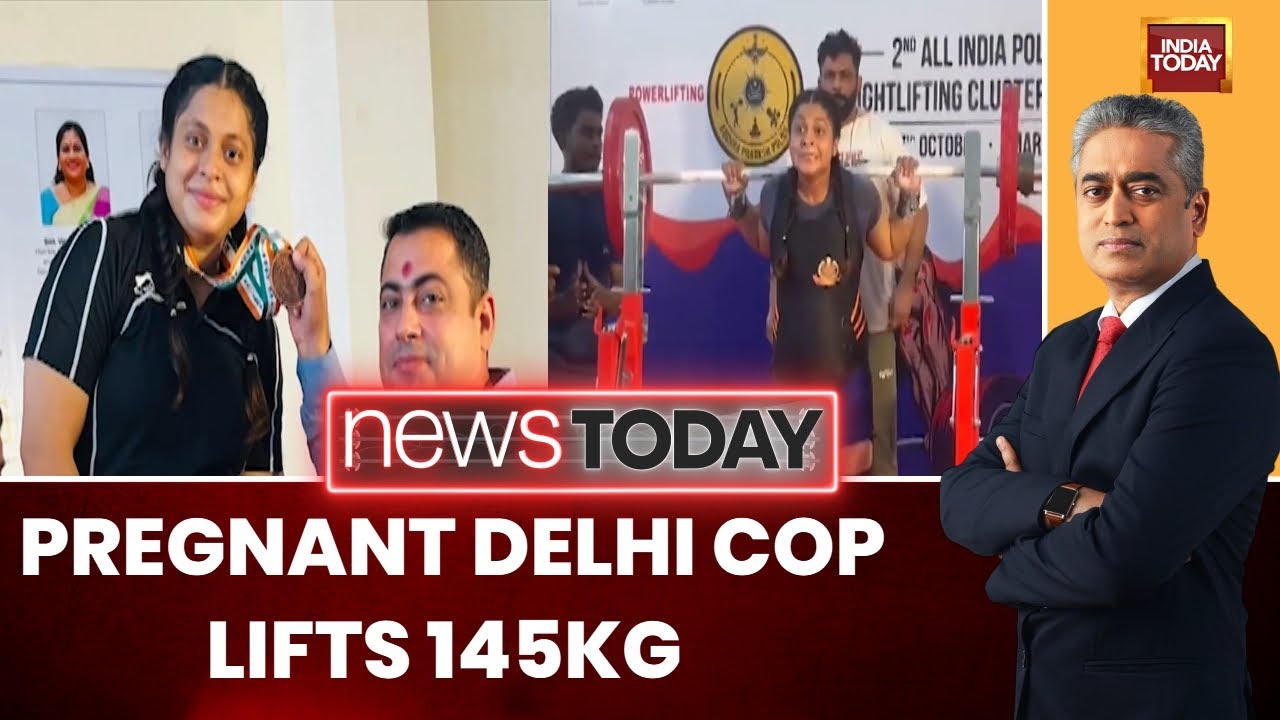 Good News Today: Pregnant Delhi Cop Wins Bronze in National Weightlifting Event | India Today