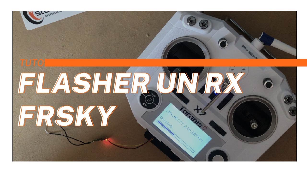 Flasher un récepteur FrSky avec sa Taranis - studioSPORT