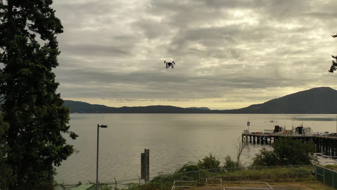 Salt Spring Island - InDro Robotics Test Drone Delivery of Emergency Medications