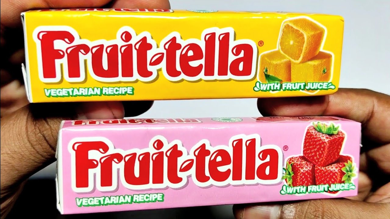 Fruittella Strawberry🍓 & Orange🍊 Chewy Candies | Recipe/Ingredients, Taste, Price | Fruittella Candy