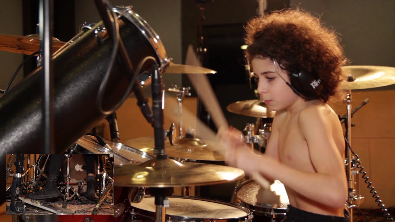 DREAM THEATER-Pull Me Under (10 YEAR OLD drummer) GINO RAPONE