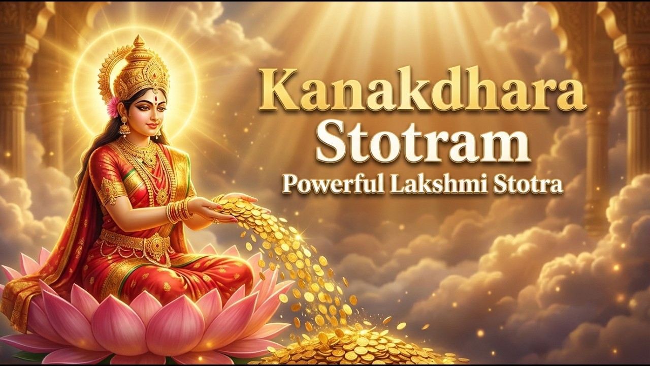 🌺 Kanakdhara Stotram | Powerful Lakshmi Stotra for Wealth & Divine Grace 🌺