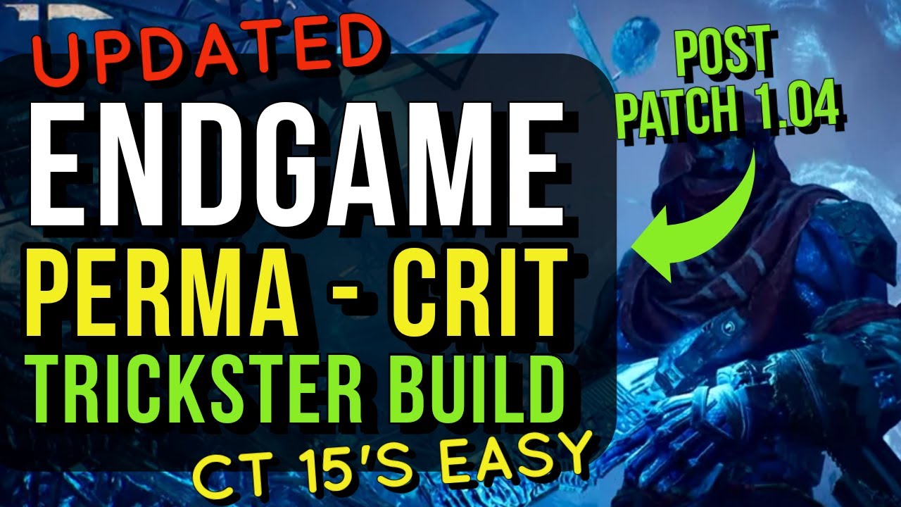 Outriders - UPDATED BEST ENDGAME PERMA CRIT TRICKSTER BUILD - POST 1.04 - NEW META EASY GOLD CT 15s
