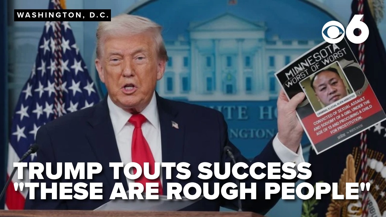 Trump joins Karoline Leavitt for White House press conference to tout '365 wins in 365 days'