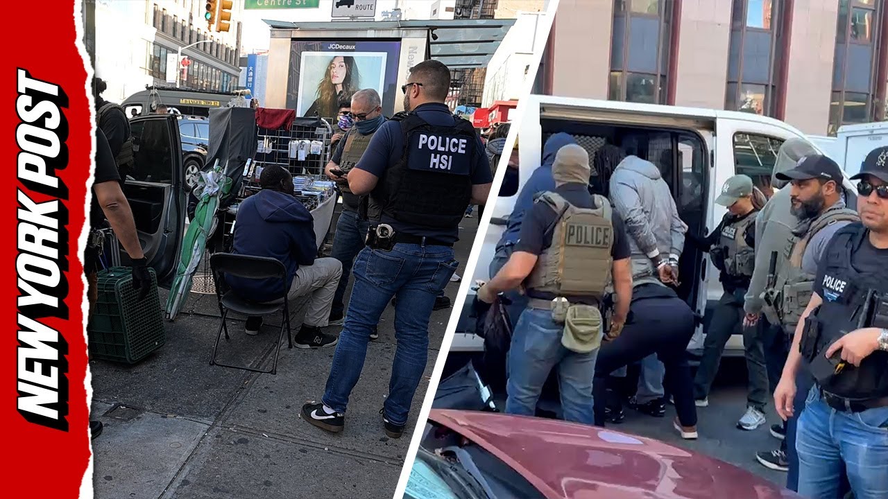 ICE Agents Raid Canal Street in NYC's Chinatown