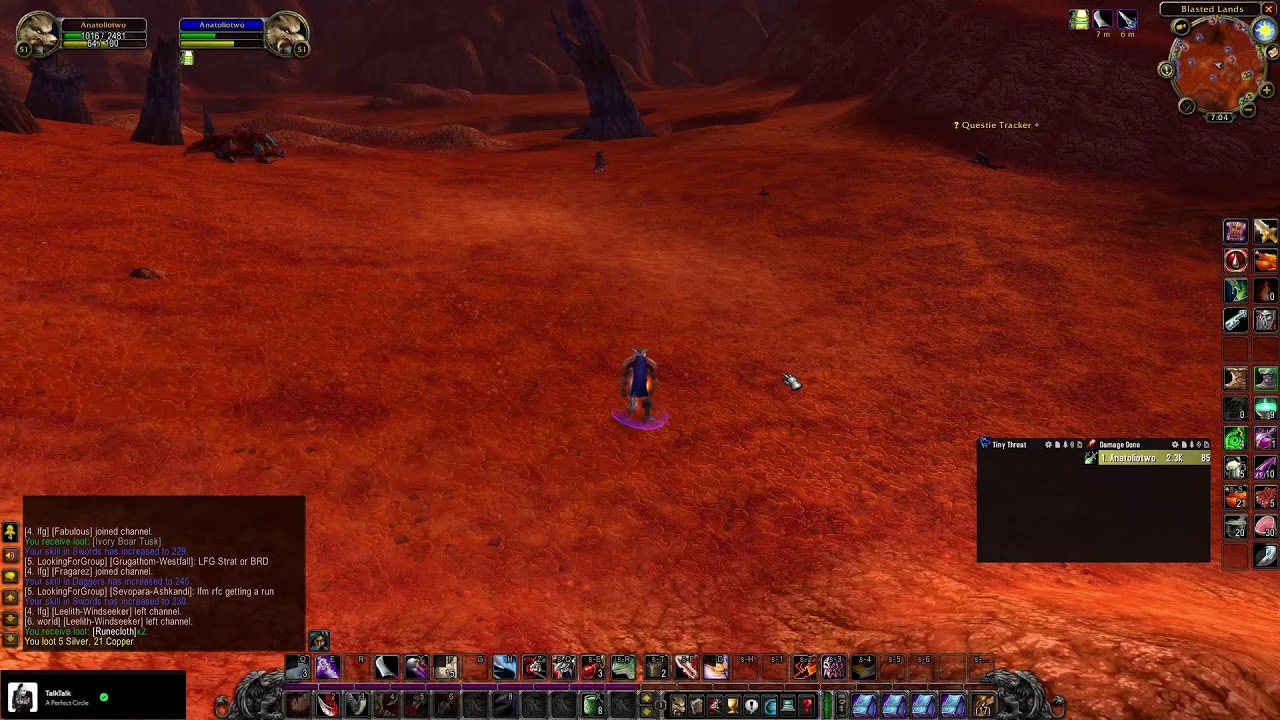 Mankrik Troll Rogue Level 1-60, Tier 1-3 (WoW Classic) - 40