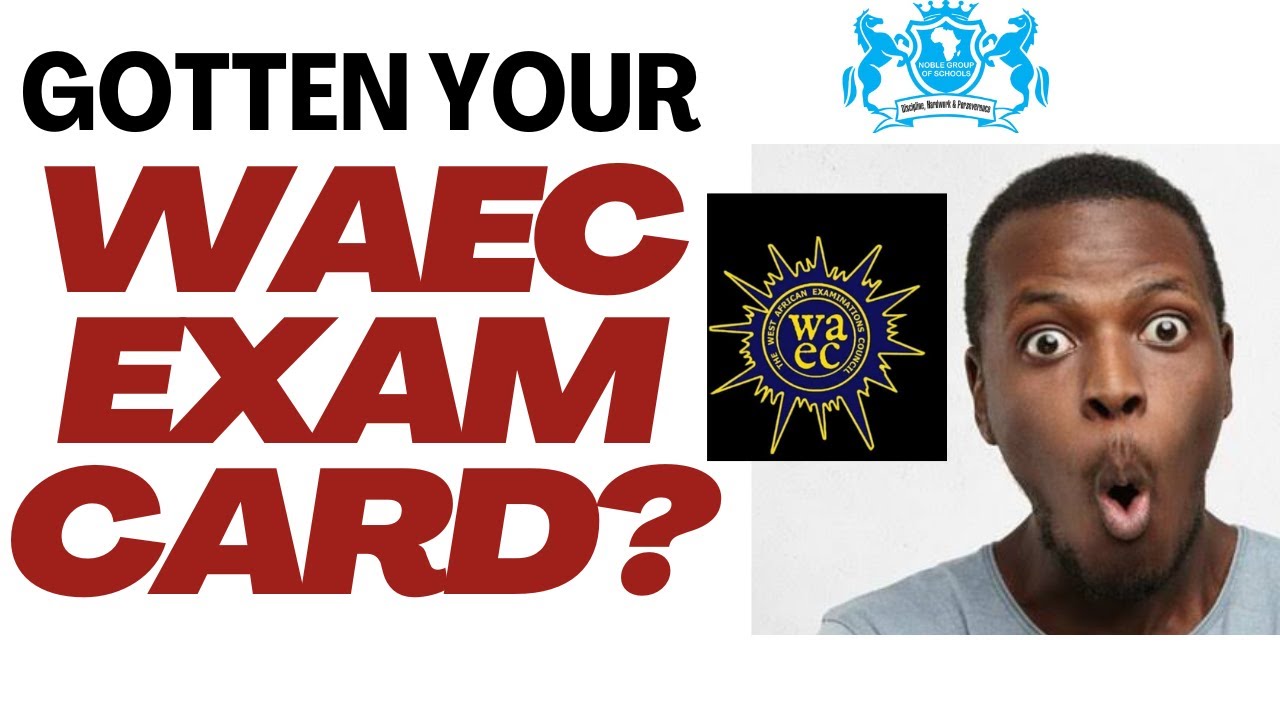 How to get your WAEC EXAM CARD for checking your WAEC RESULT.