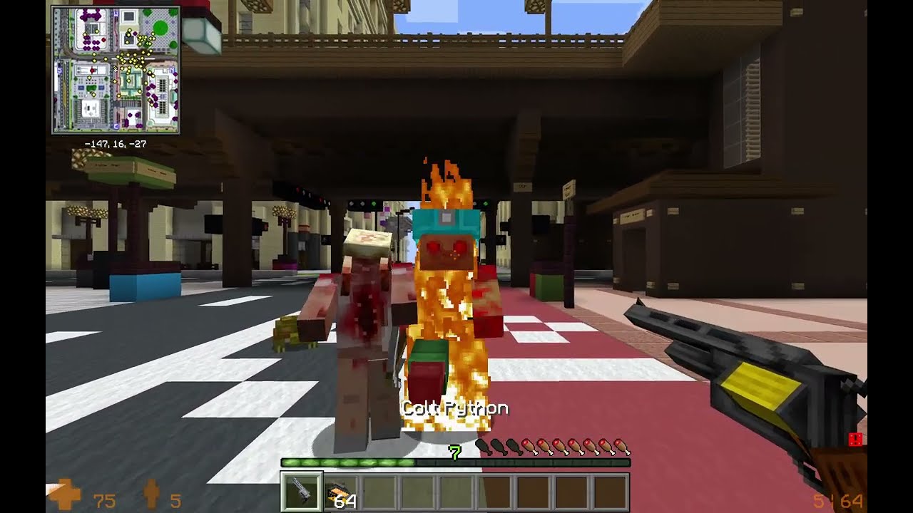 Half-life in Minecraft -Head-crabs, HEV, Tau-cannon, and more!