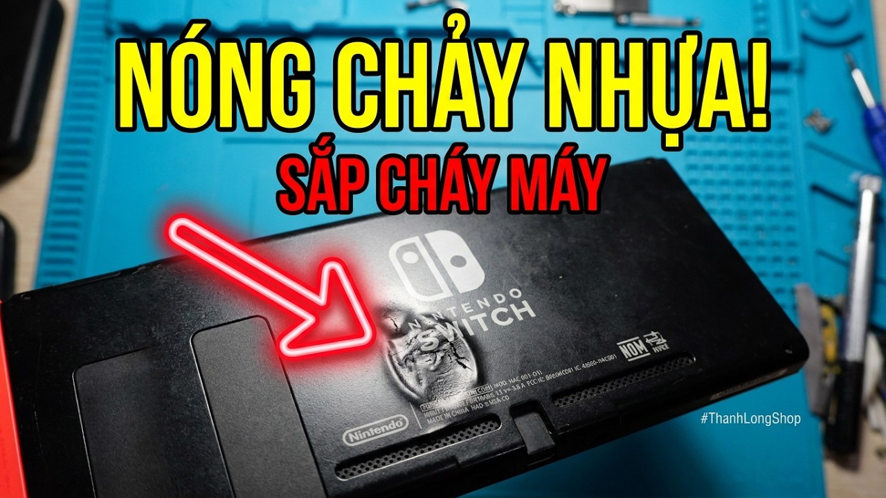 Máy Nintendo Switch V1 Ra Đã Hơn 10 Năm Rồi ! Đây Là Lúc Vệ Sinh, Thay Keo Tản Nhiệt Mới