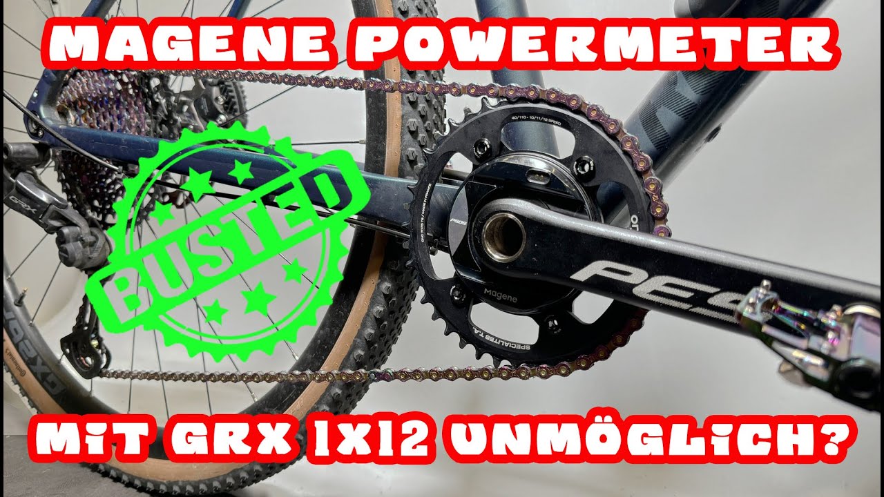 Magene P505 Roadgroup Powermeter auf Shimano GRX 1x12, das geht doch nicht!