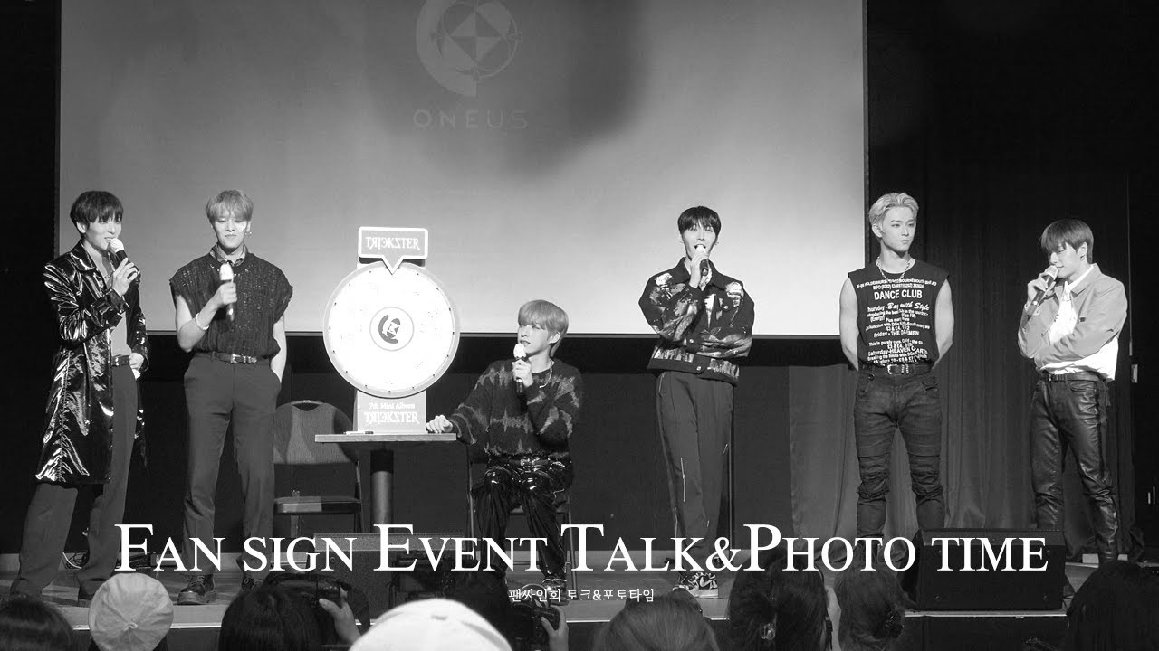 20220604 원어스 TRICKSTER ' 덤벼 (Bring It On) ' 토크&포토타임 :  (제일라아트홀 팬사인회 / ONEUS FANCAM / FANSIGN EVENT)